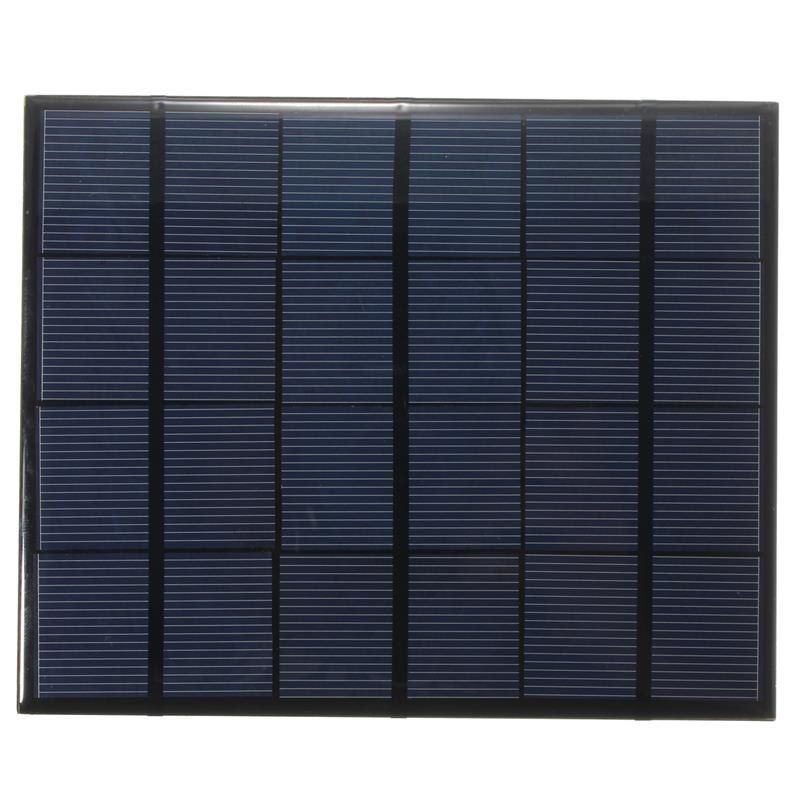 3.5W 6V Polysilicon Epoxy Solar Panel Cell Battery Charger