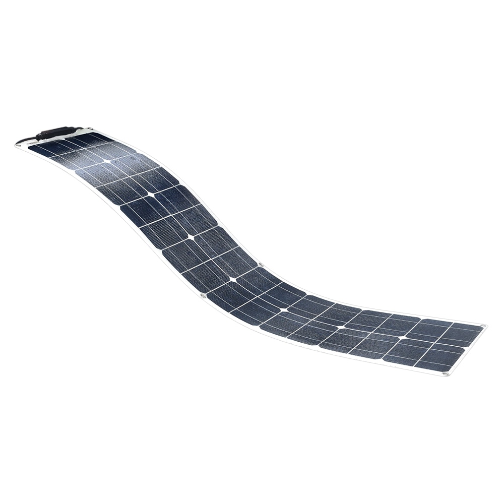 50W 16V Monocrystalline Flexible Solar Panel Battery Charger