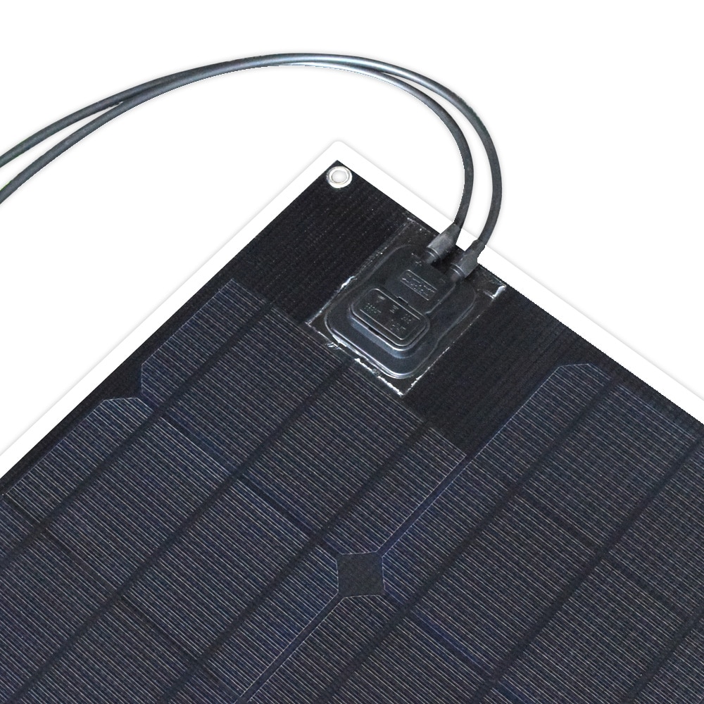 100W 20.5V Monocrystalline Flexible Solar Panel Battery Charger