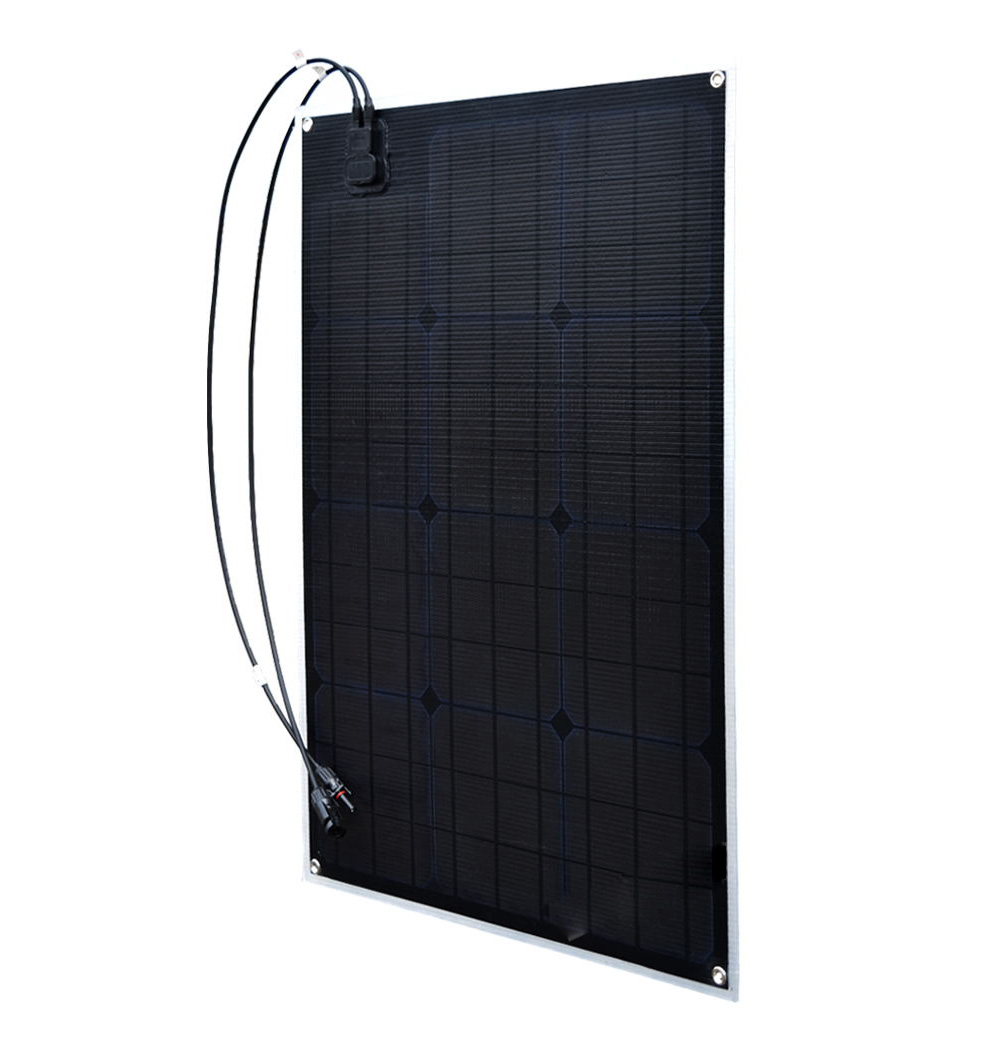 100W Monocrystalline Solar Panel System 12V/24V 10A Controller MC4 Connector Cable