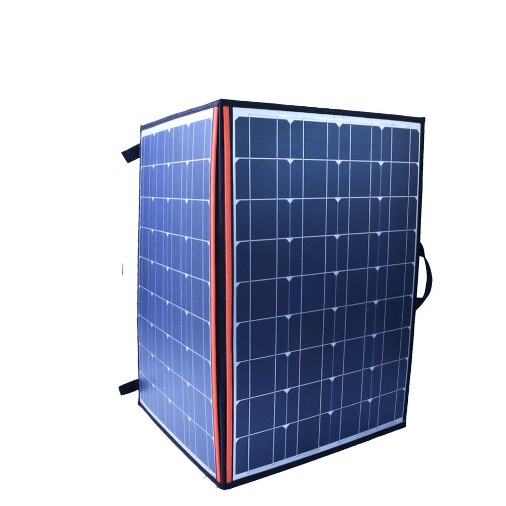 110W 18V Monocrystalline Folding Solar Panel Battery Charger