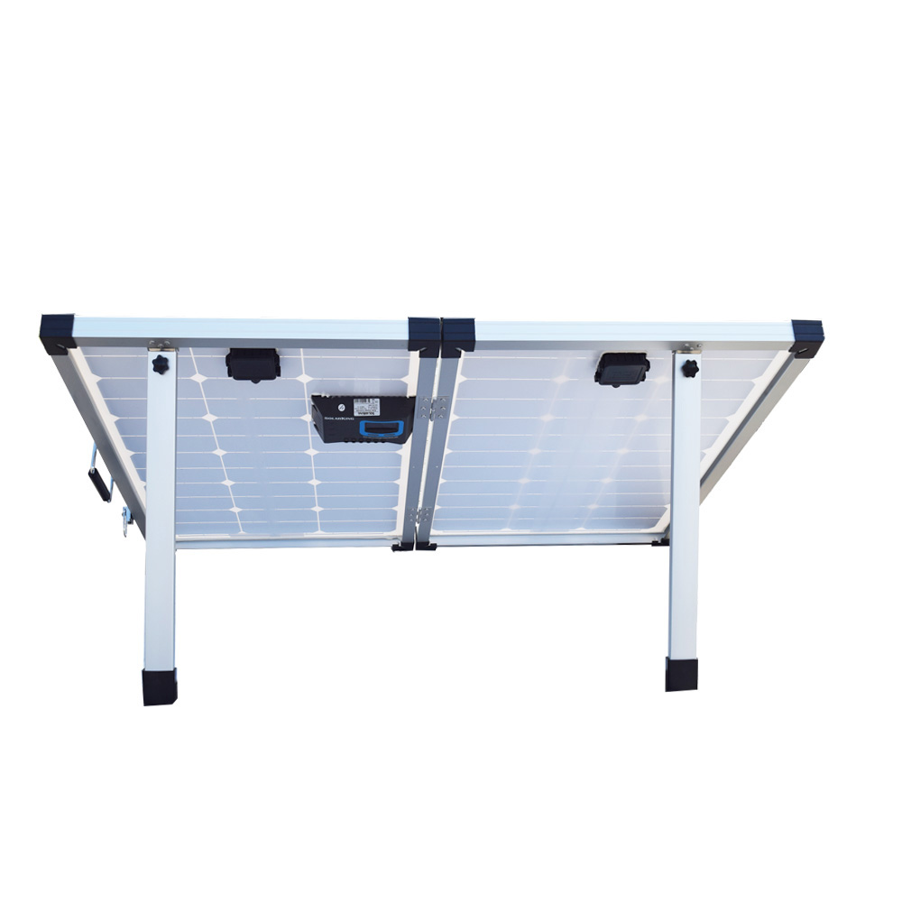 120W 18V Folding Tempered Glass Solar Panel Battery Charger