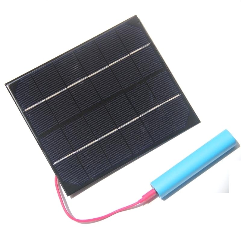 6W 6V Monocrystalline Epoxy Solar Panel Battery Charger