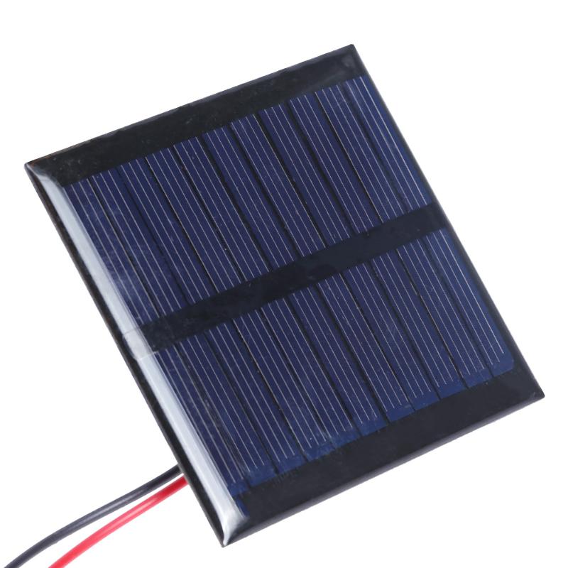 0.6W 5.5V Polysilicon Epoxy Solar Panel Cell Battery Charger