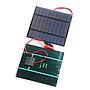 2.5W 5V Polysilicon Epoxy Solar Panel Cell Battery Charger+Crocodile Clip 